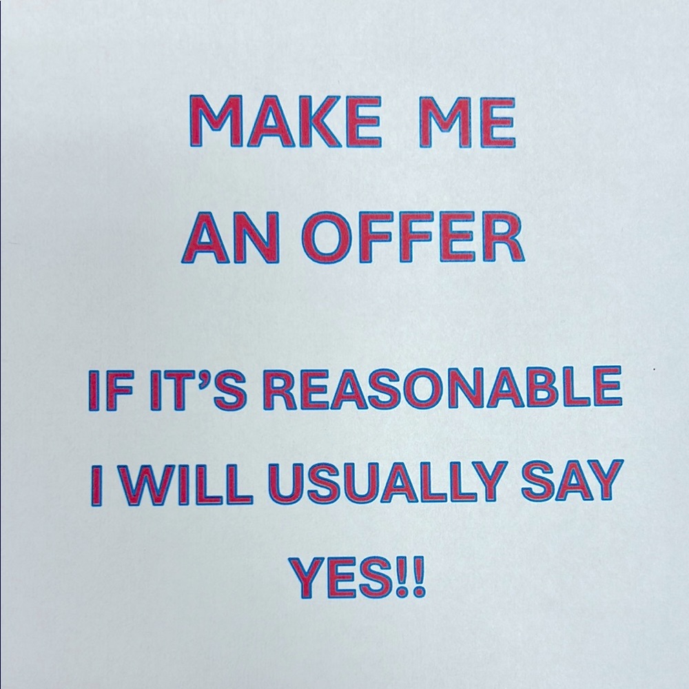 Make me an offer!